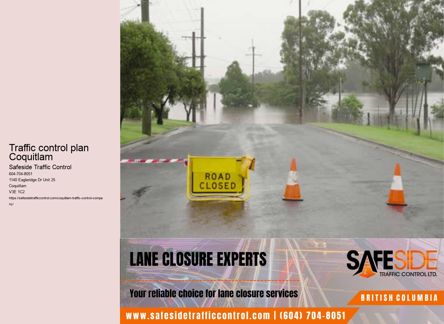 Construction traffic management solutions Coquitlam