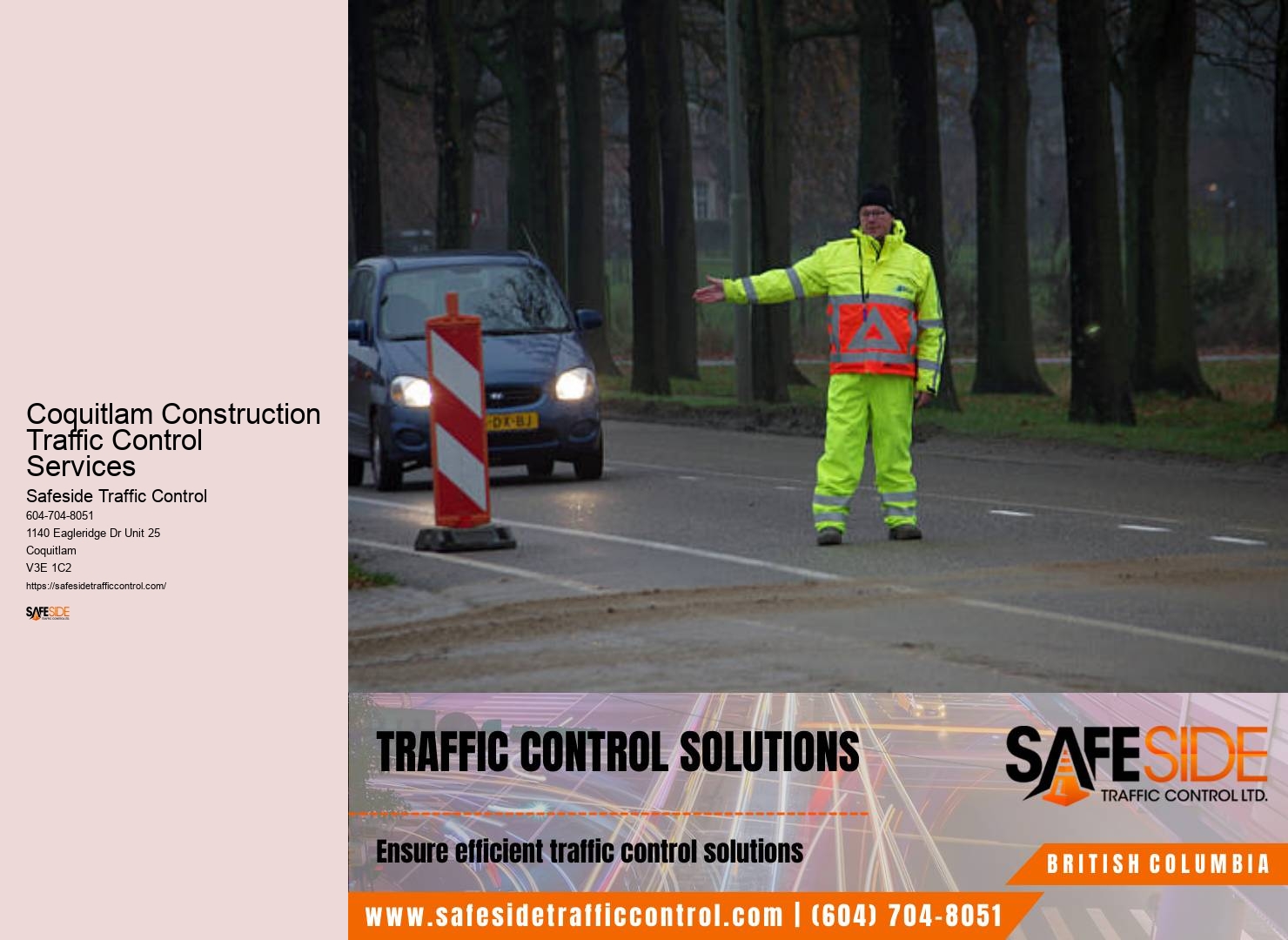 Coquitlam Construction Traffic Control Services Traffic Control Company Expertise