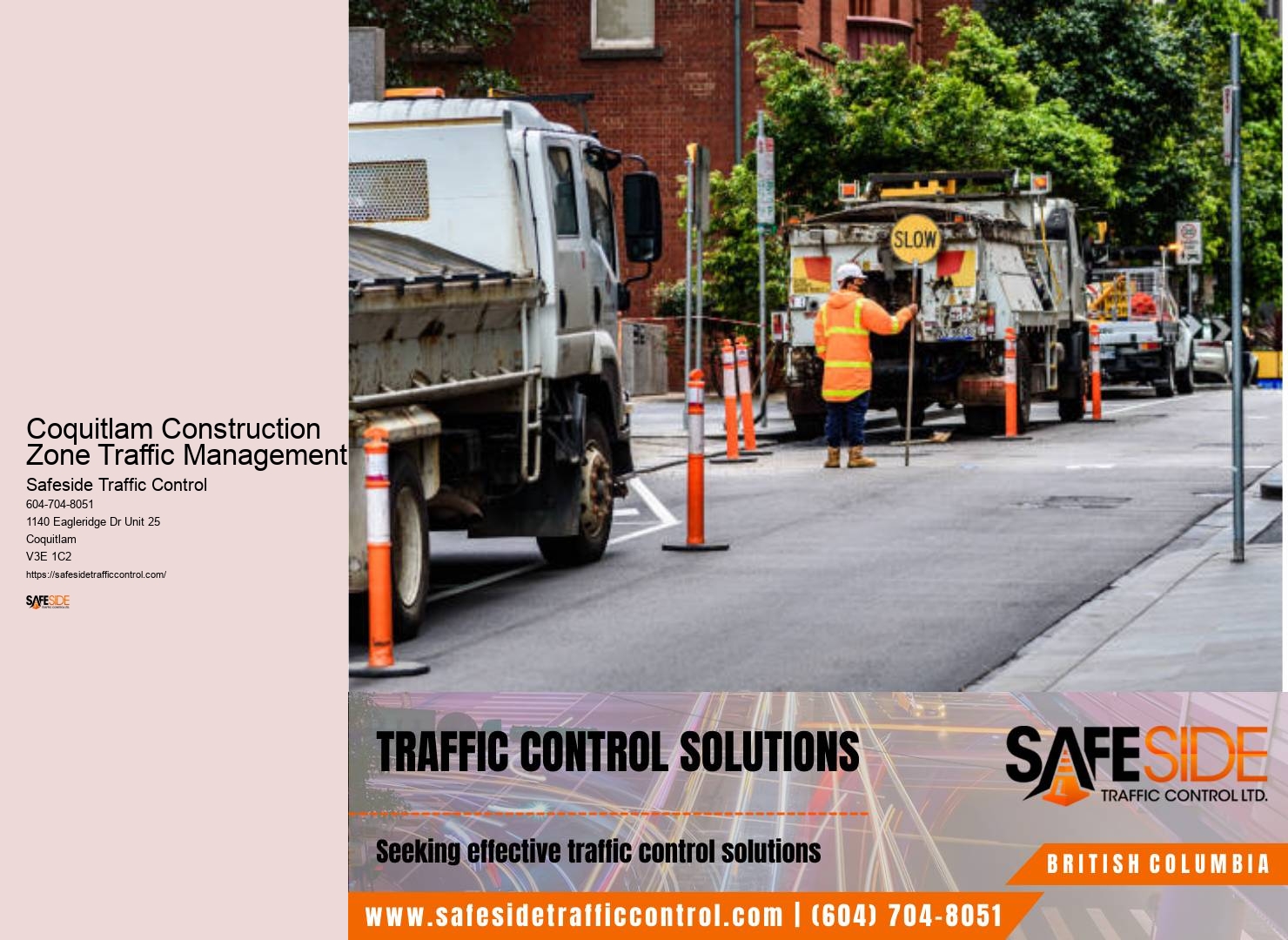 Traffic Control Setup and Management Coquitlam Construction Zone Traffic Management