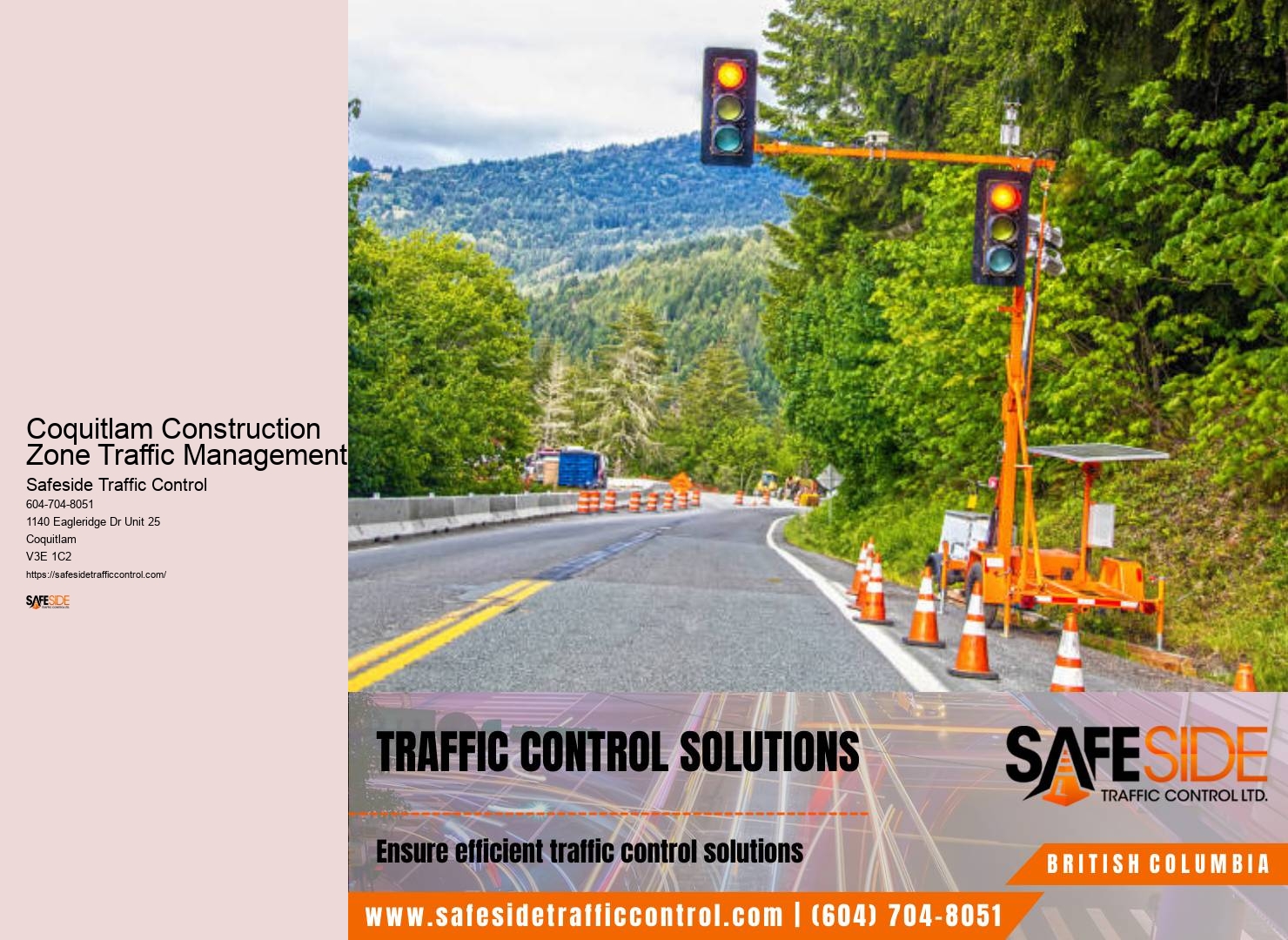 Coquitlam Construction Zone Traffic Management Traffic Control Support