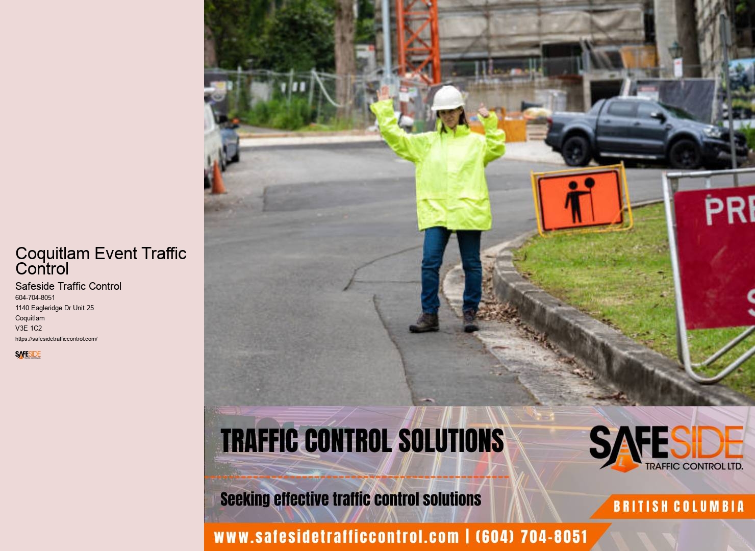 Traffic Safety Coquitlam Event Traffic Control