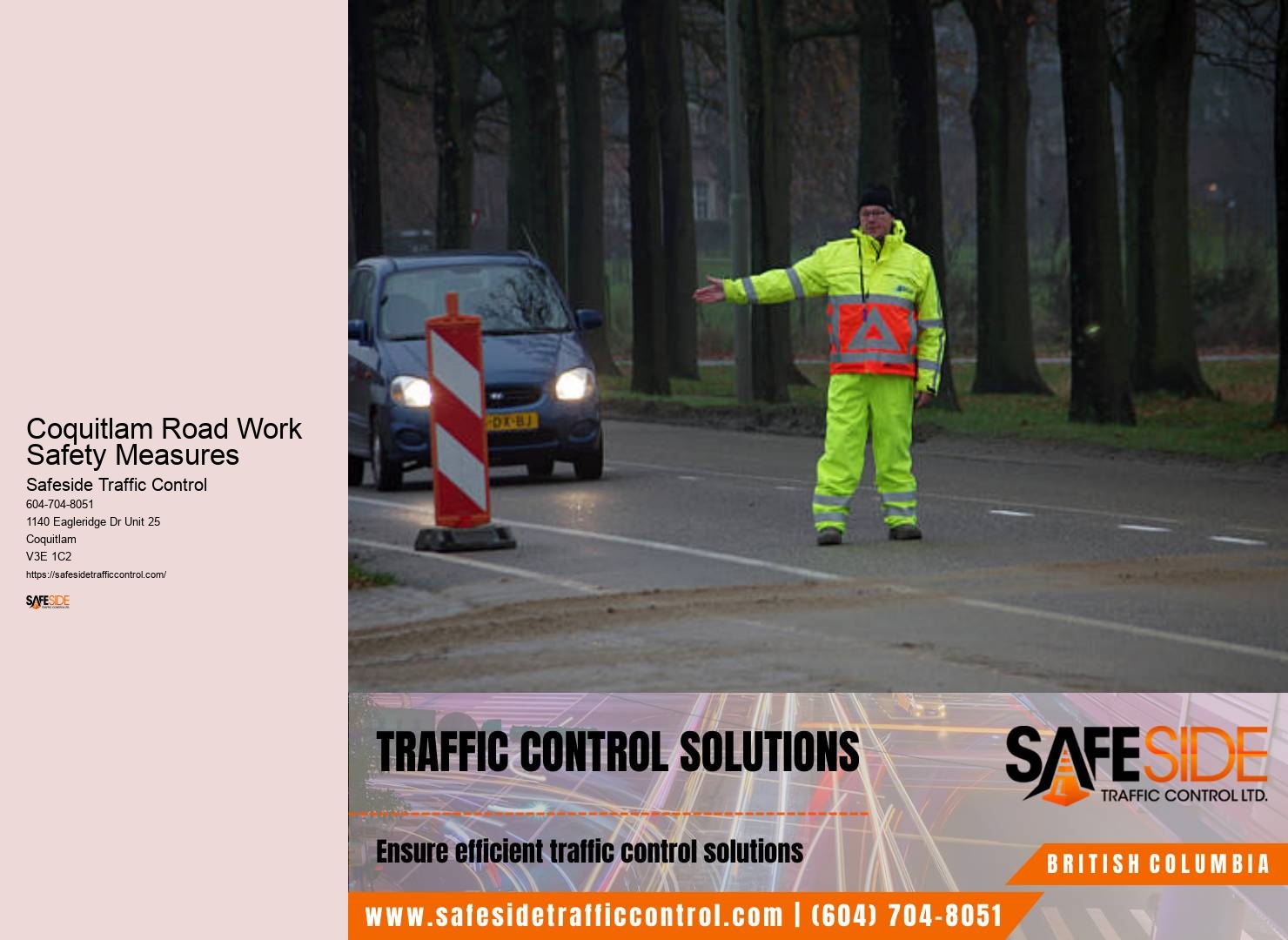 Comprehensive Traffic Control Supervisor Training Coquitlam Road Work Safety Measures