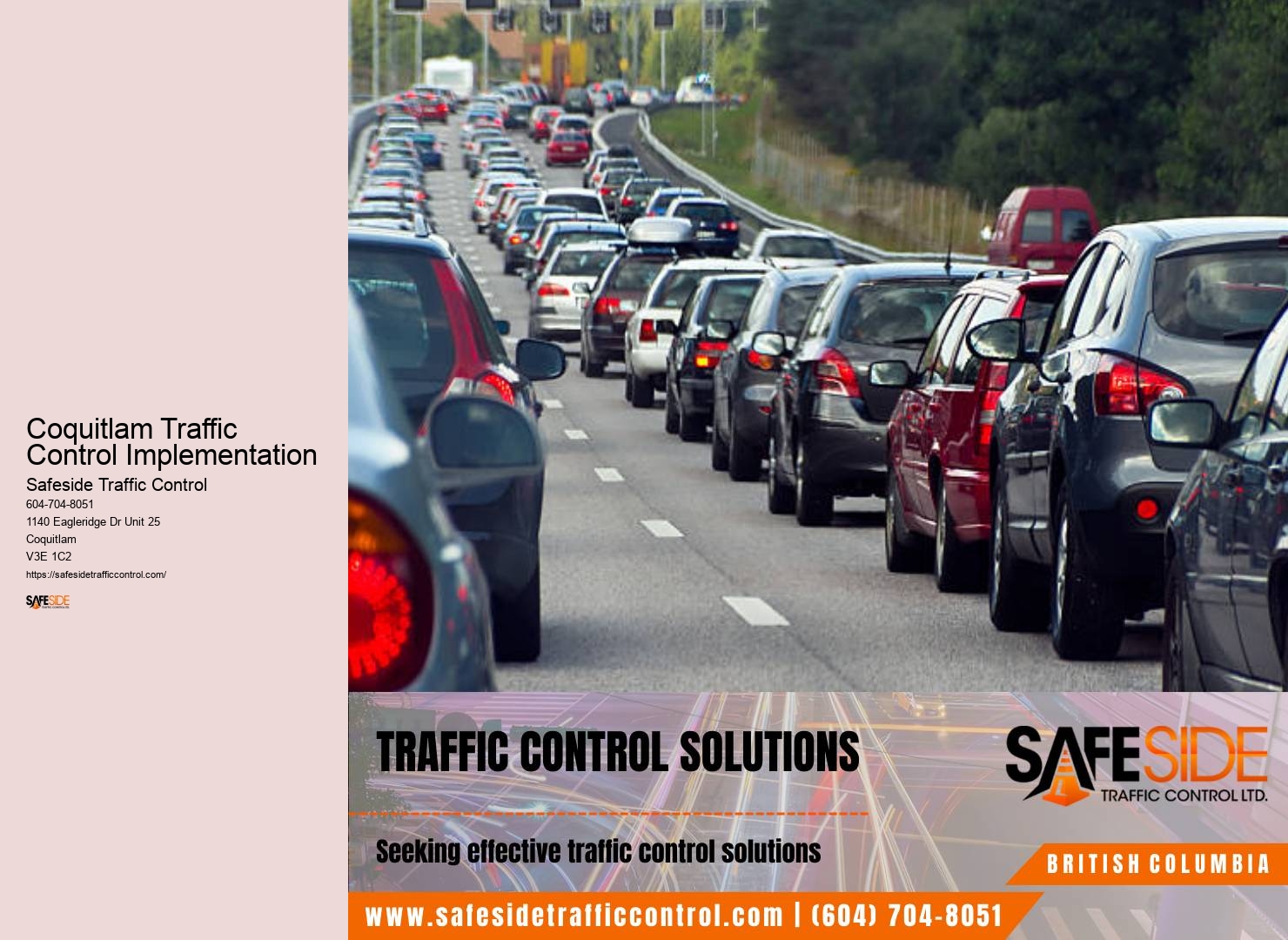 Coquitlam Traffic Control Implementation Traffic Control Strategy