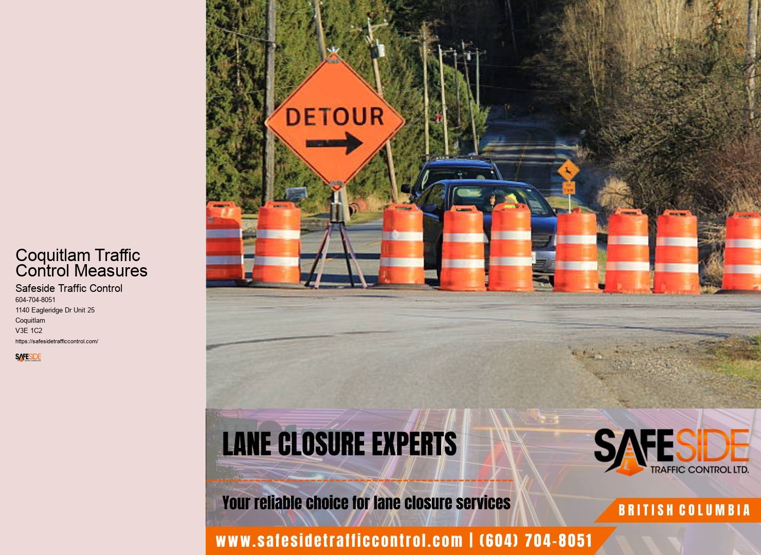 Temporary Traffic Control Services Coquitlam Traffic Control Measures