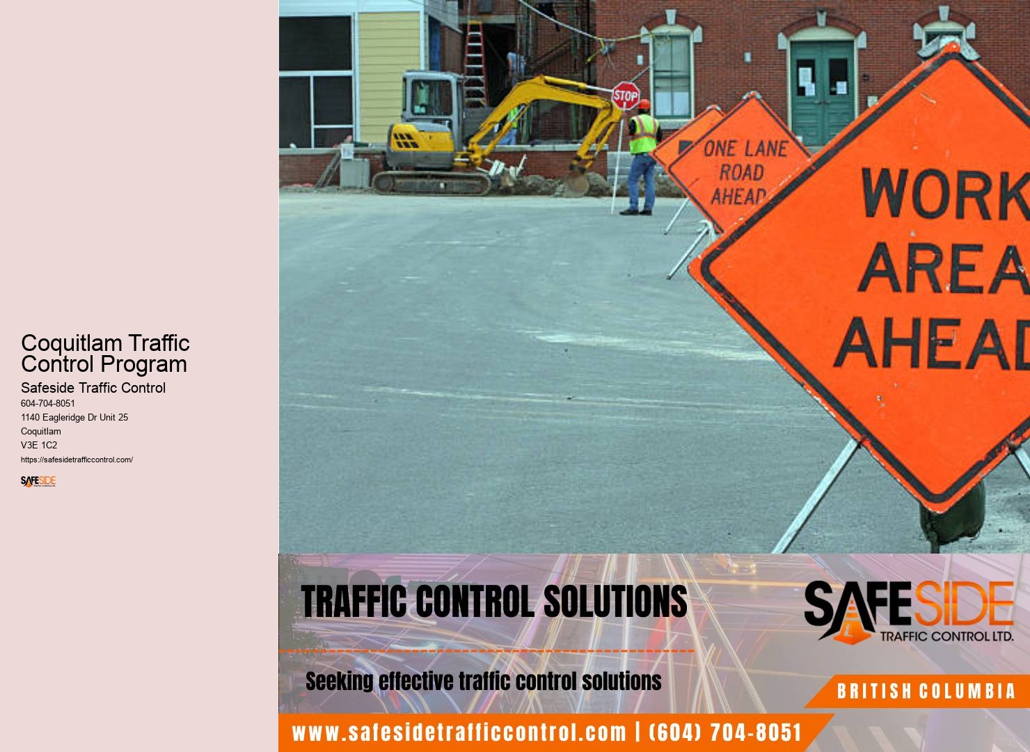 Coquitlam Traffic Control Program Traffic Flow Management