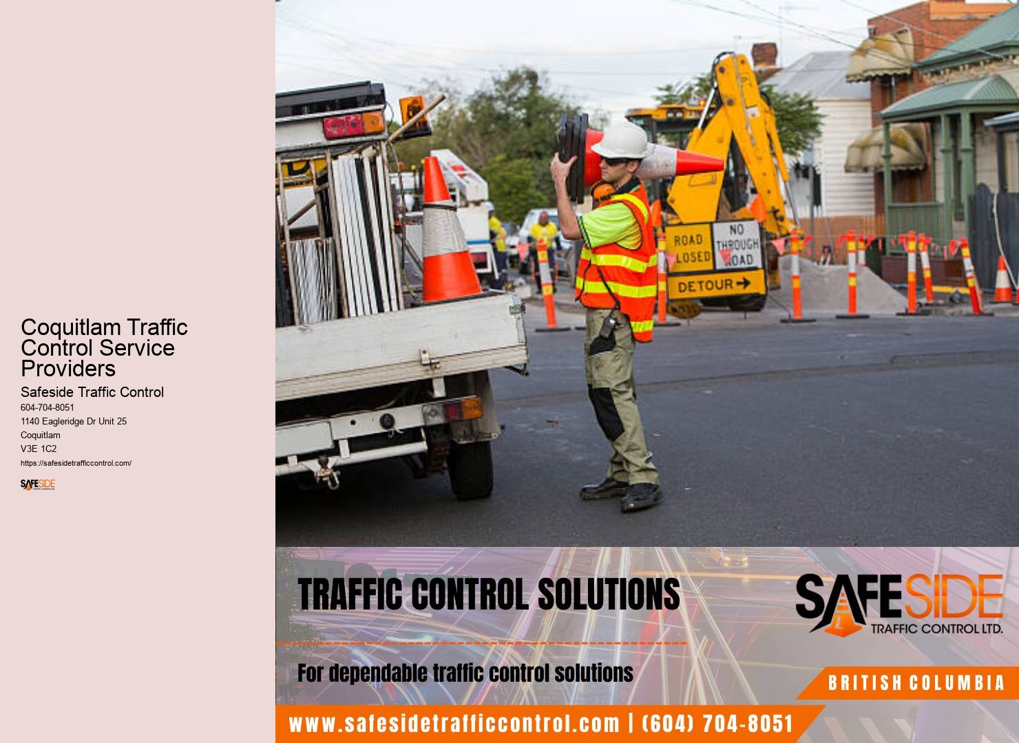 Coquitlam Traffic Control Service Providers Work Zone Safety Consultancy
