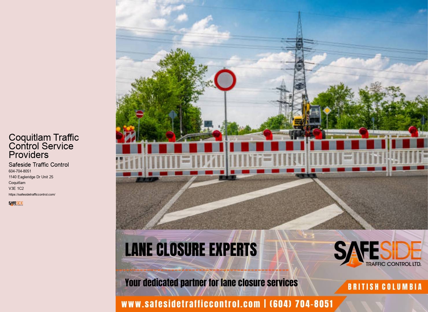 Effective Traffic Management Solutions Consultancy Coquitlam Traffic Control Service Providers