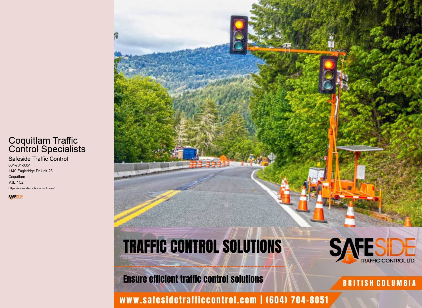 Coquitlam Traffic Control Specialists Work Zone Safety Guidelines Adherence