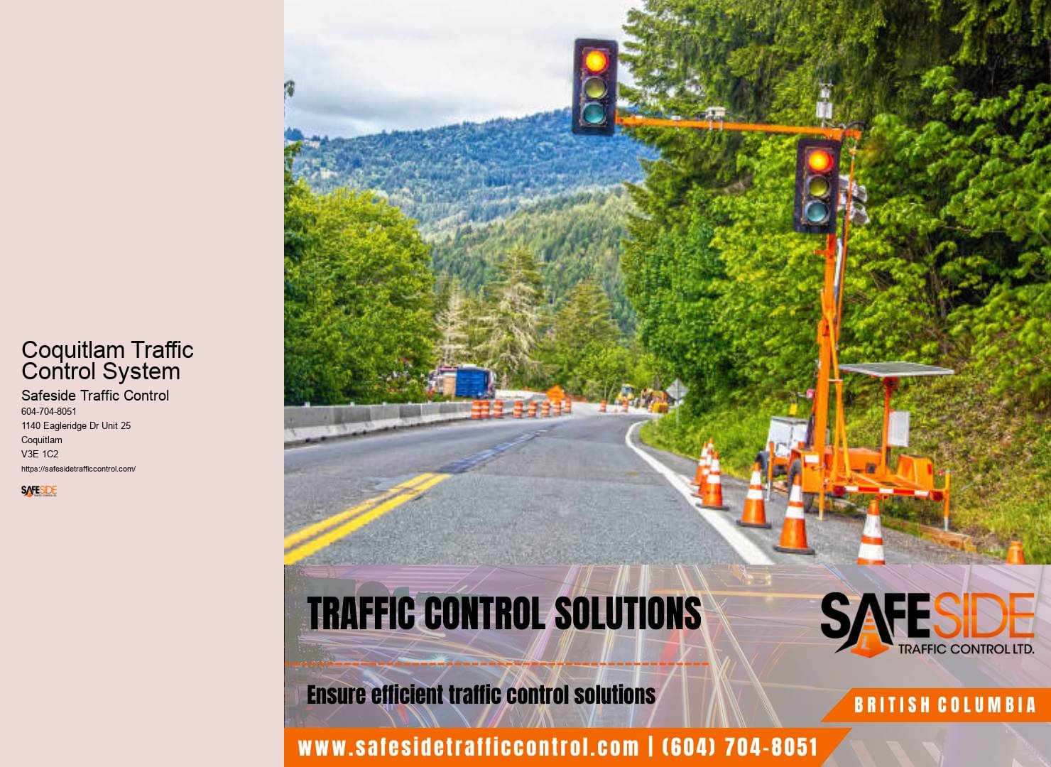 Top-rated Traffic Control Devices Supplier Coquitlam Traffic Control System
