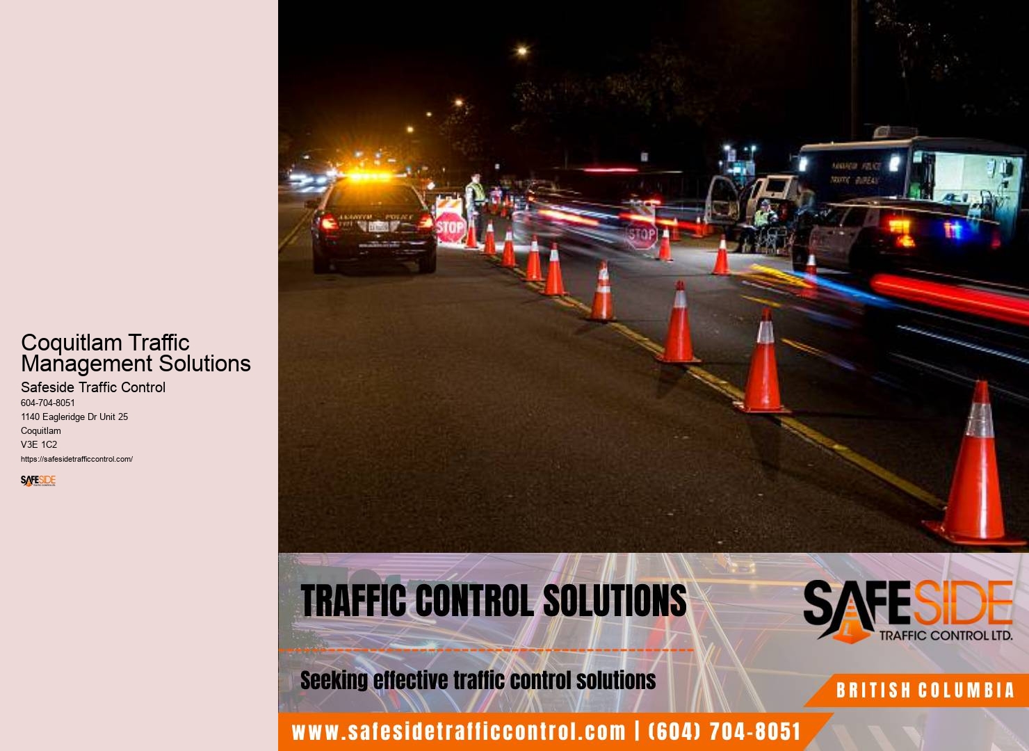 Traffic Control Services Coquitlam Traffic Management Solutions
