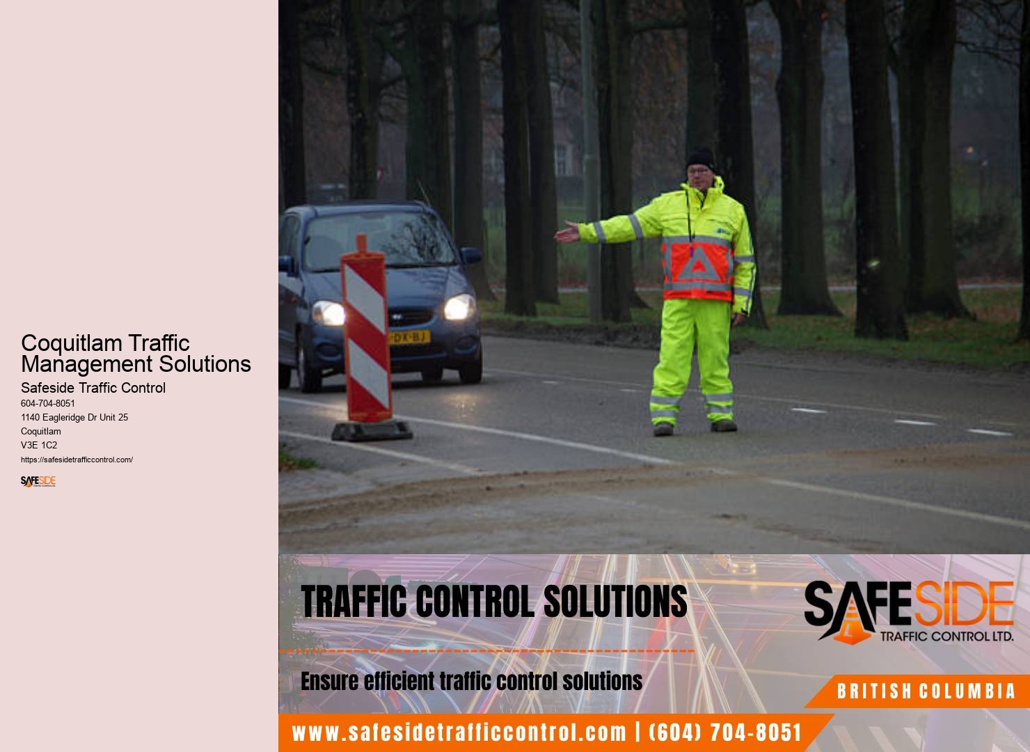 Coquitlam Traffic Management Solutions Traffic Control Service Improvement