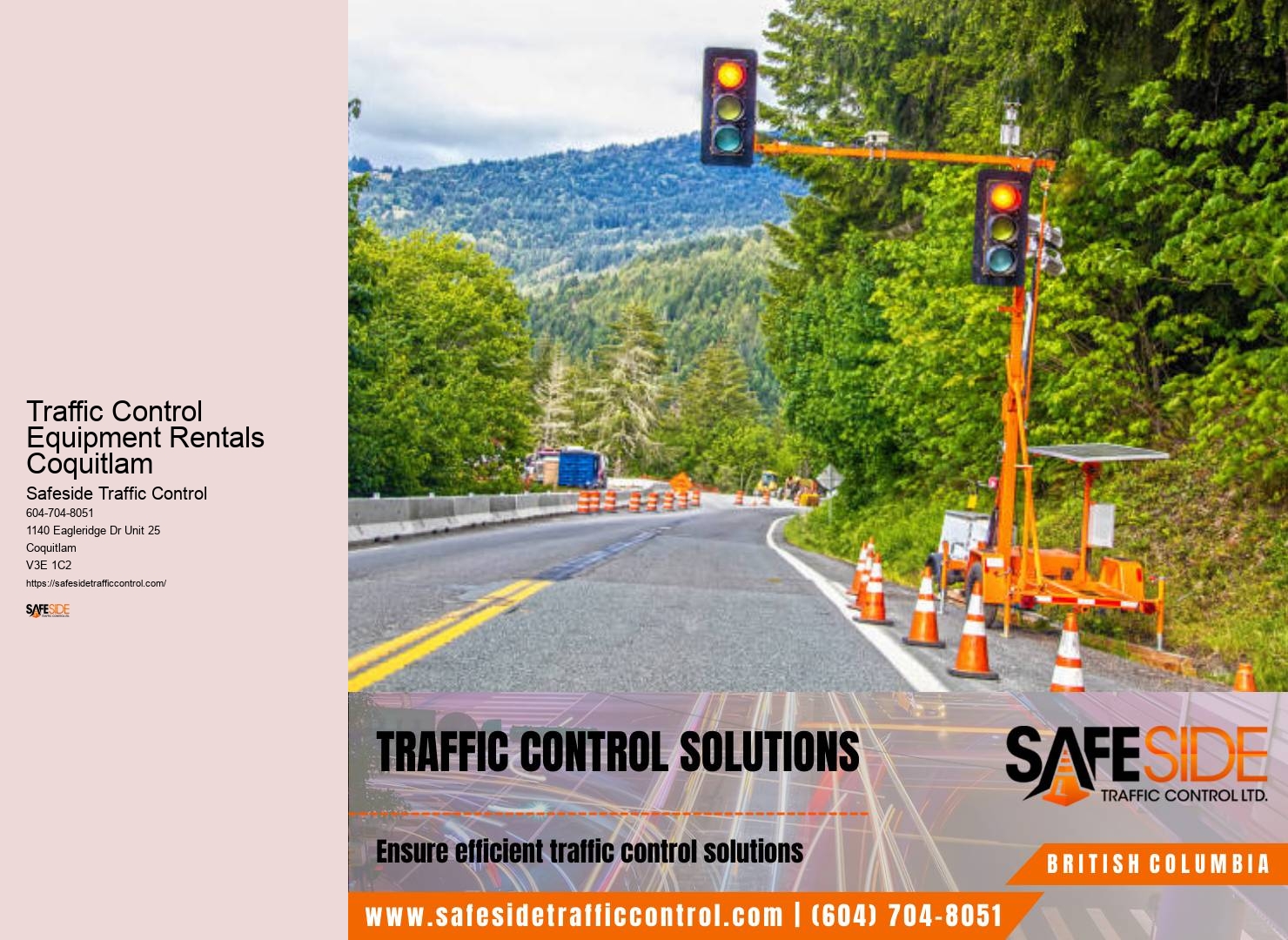 Strategic Traffic Flow Management Strategies in Traffic Control Equipment Rentals Coquitlam