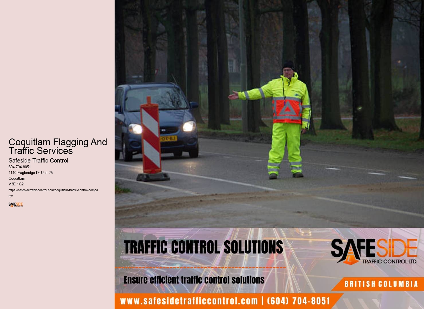 Traffic Control For Construction Coquitlam Flagging And Traffic Services