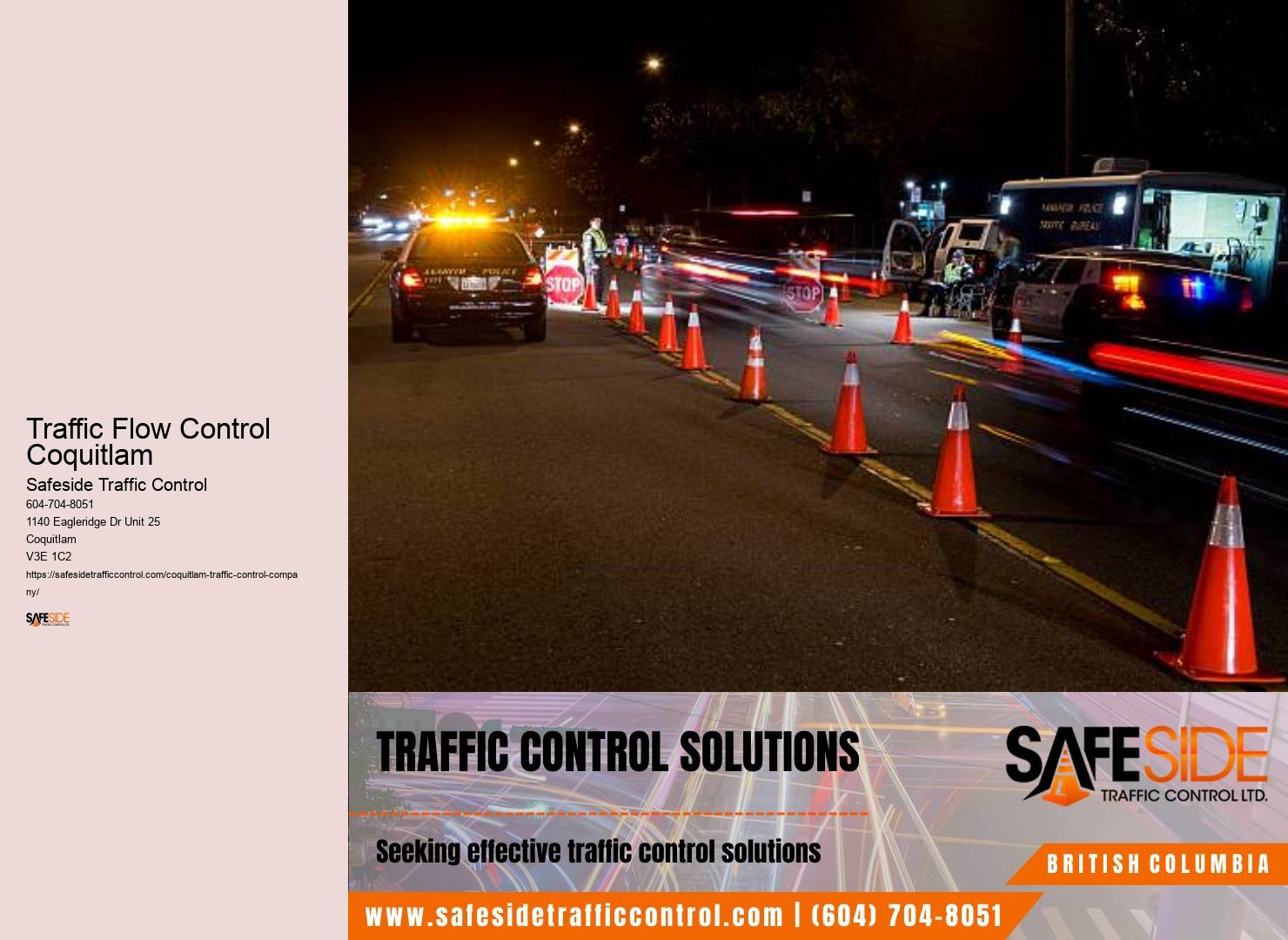 Traffic Flow Control Coquitlam Temporary Road Flagging Teams