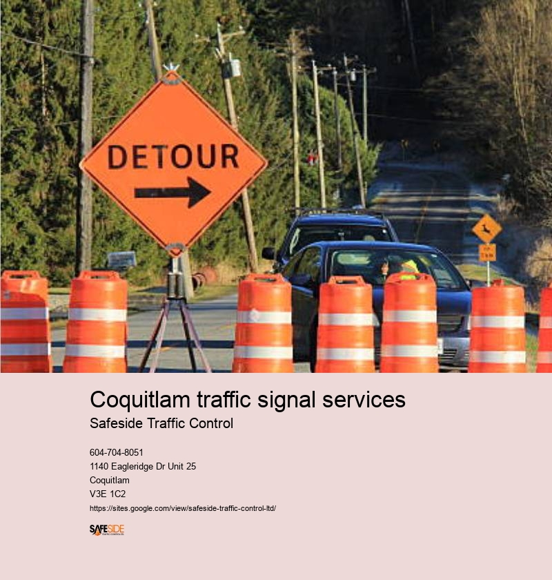Coquitlam traffic signal services traffic control flagging safety equipment