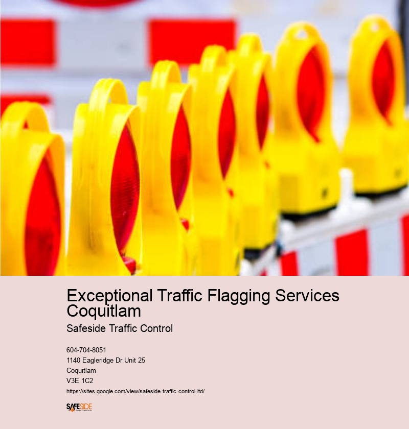 Exceptional Traffic Flagging Services Coquitlam traffic control flaggers