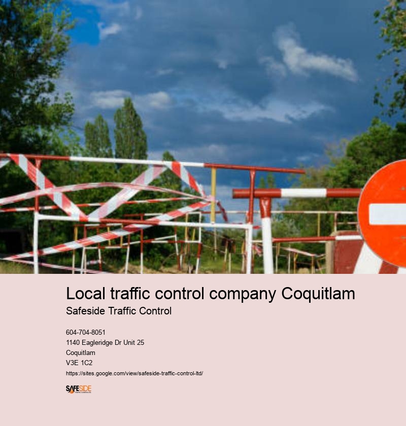 Local traffic control company Coquitlam construction flagging