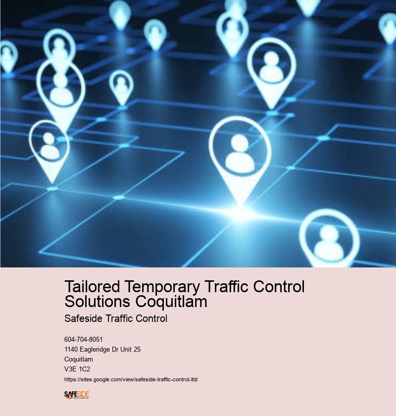 Construction site safety Tailored Temporary Traffic Control Solutions Coquitlam