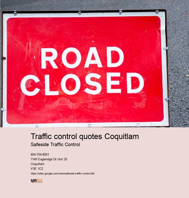 Traffic control quotes Coquitlam's Premier Road Safety Provider