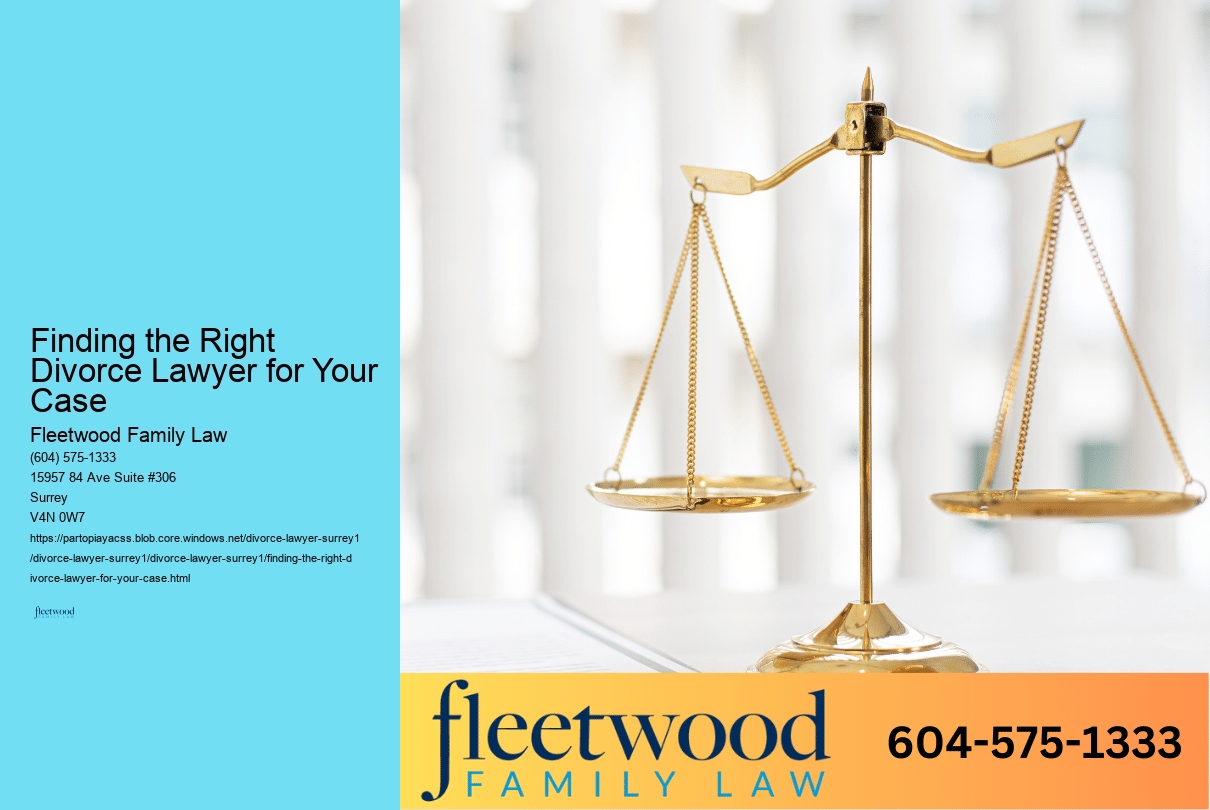 Finding the Right Divorce Lawyer for Your Case 
