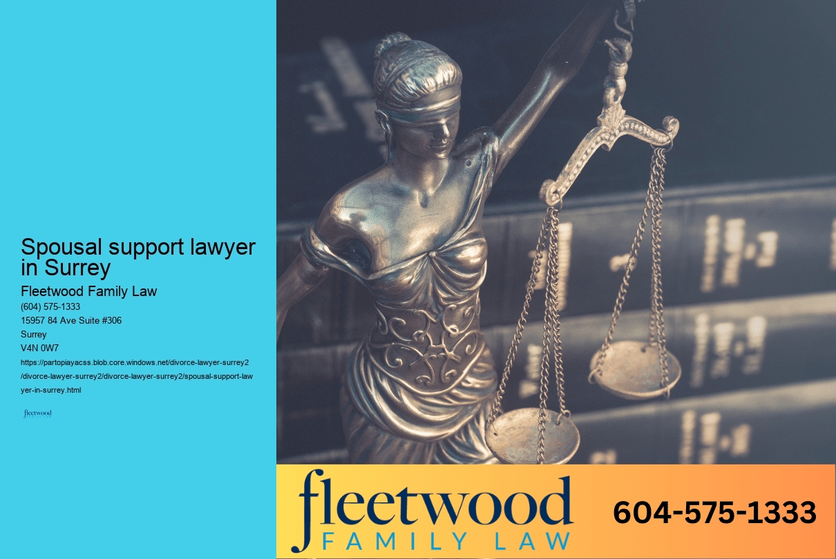 Spousal support lawyer in Surrey