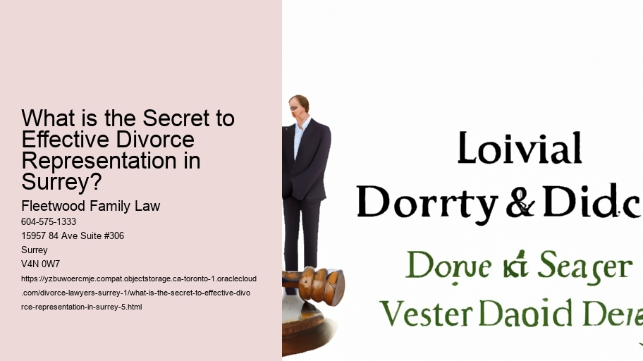 What is the Secret to Effective Divorce Representation in Surrey?