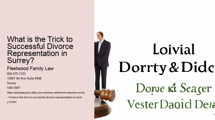 What is the Trick to Successful Divorce Representation in Surrey?