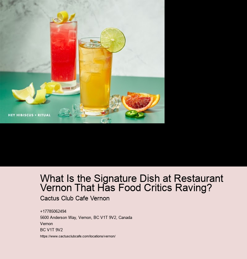 What Is the Signature Dish at Restaurant Vernon That Has Food Critics Raving?