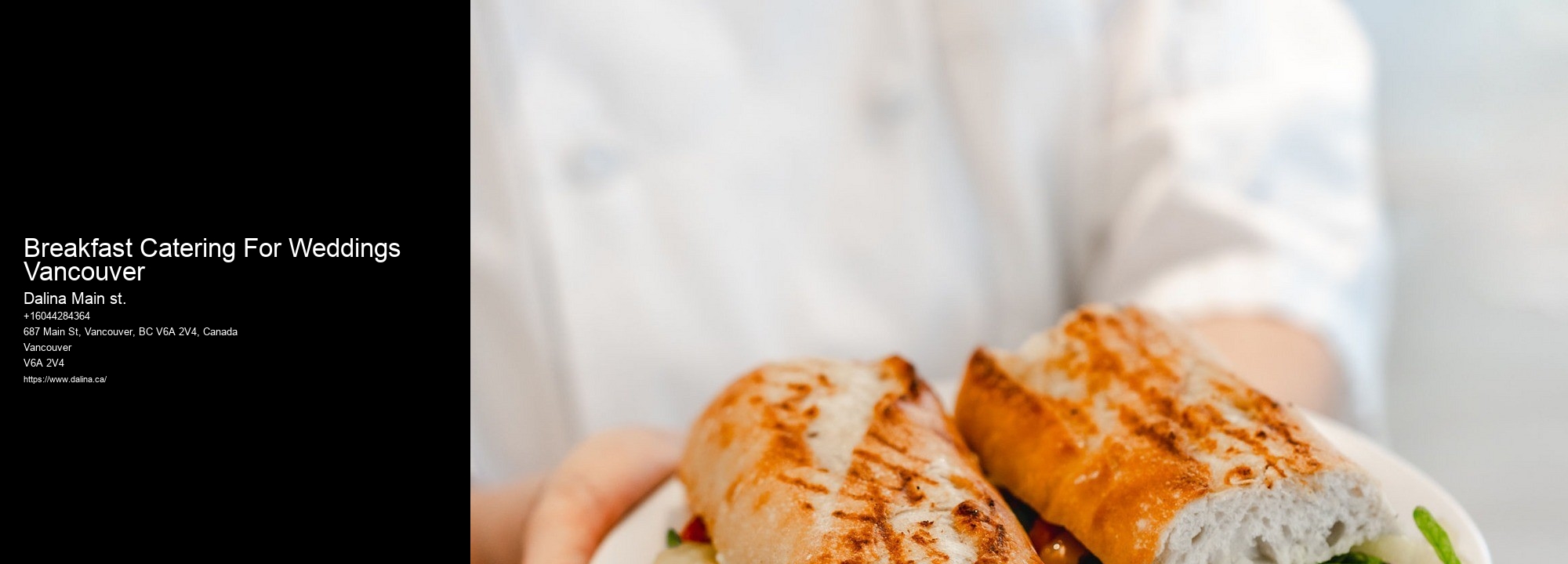 Pastry Catering Breakfast Catering For Weddings Vancouver