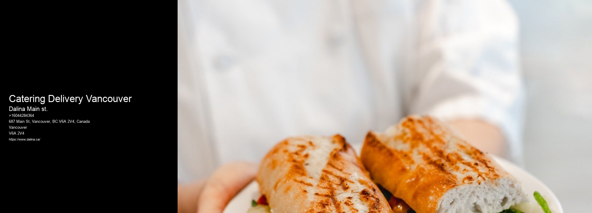 Lunch Catering For Small Groups Catering Delivery Vancouver