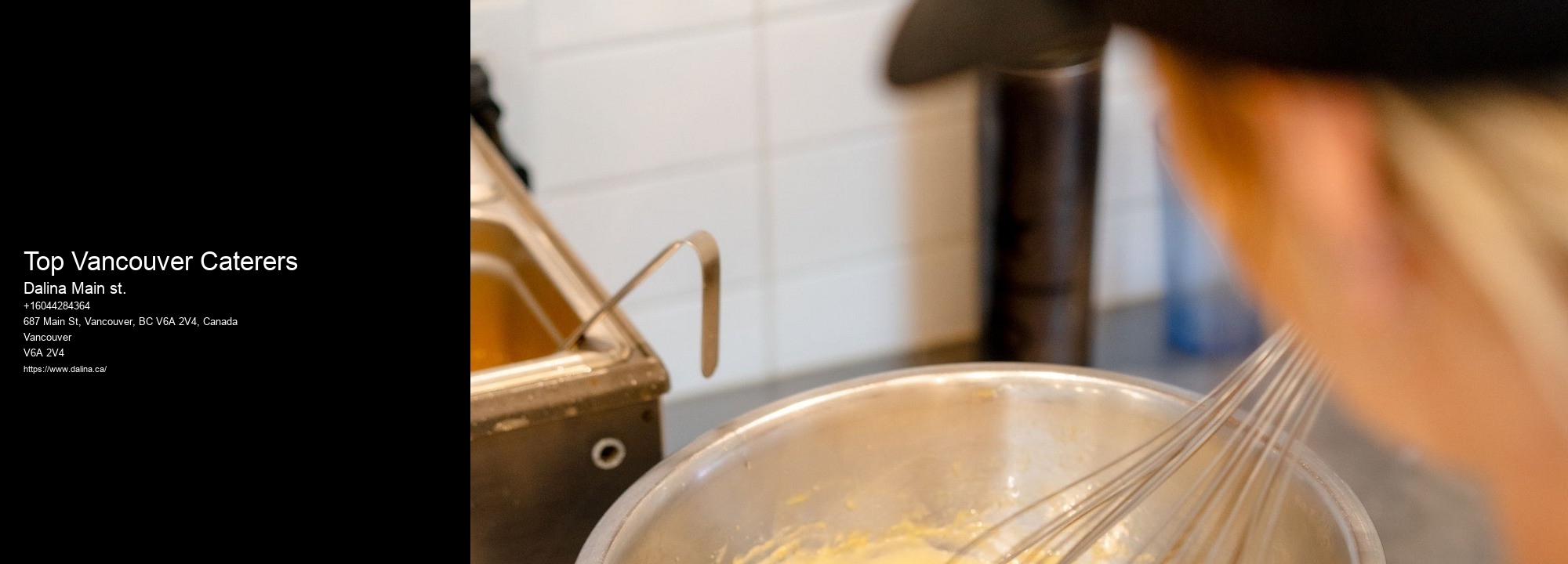 Best Catering In Top Vancouver Caterers