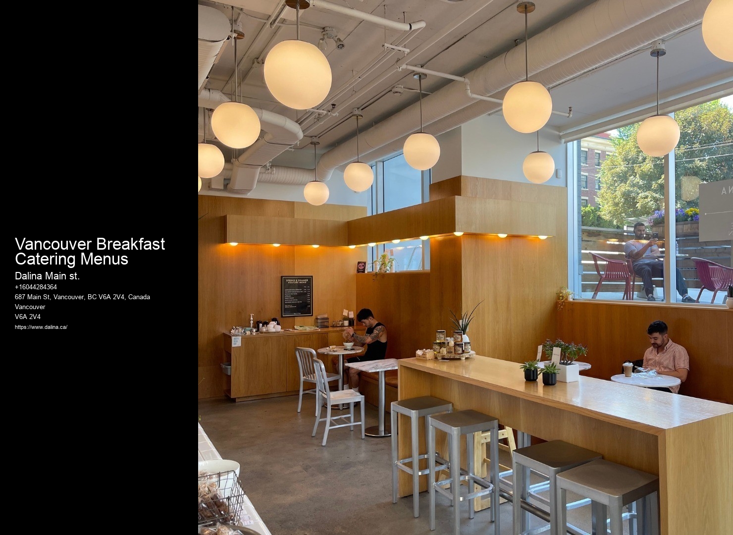 Food Truck Catering Vancouver Breakfast Catering Menus