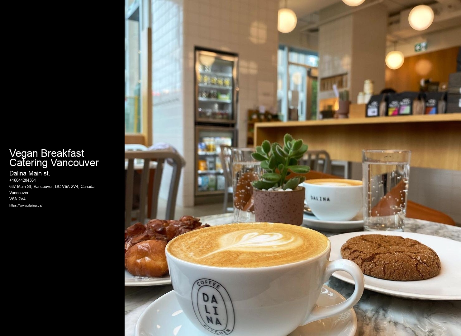 Specialty Pastry Catering Vegan Breakfast Catering Vancouver