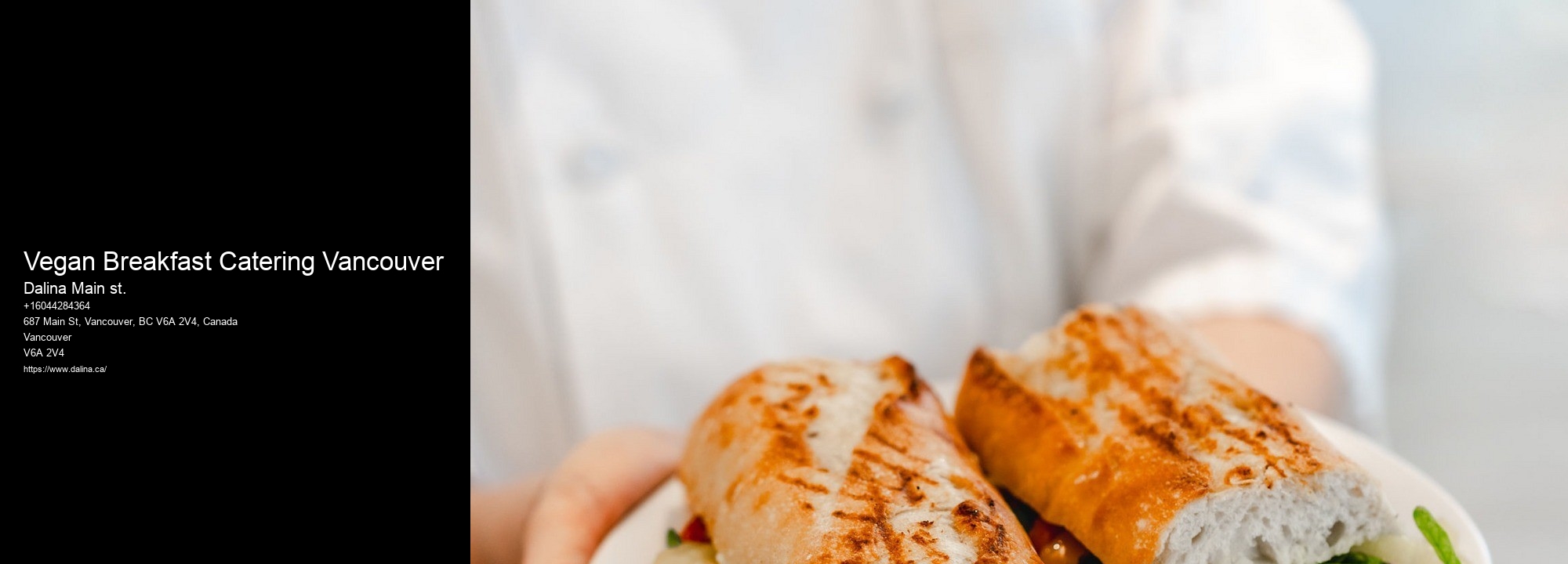 Full-Service Wedding Catering Vegan Breakfast Catering Vancouver