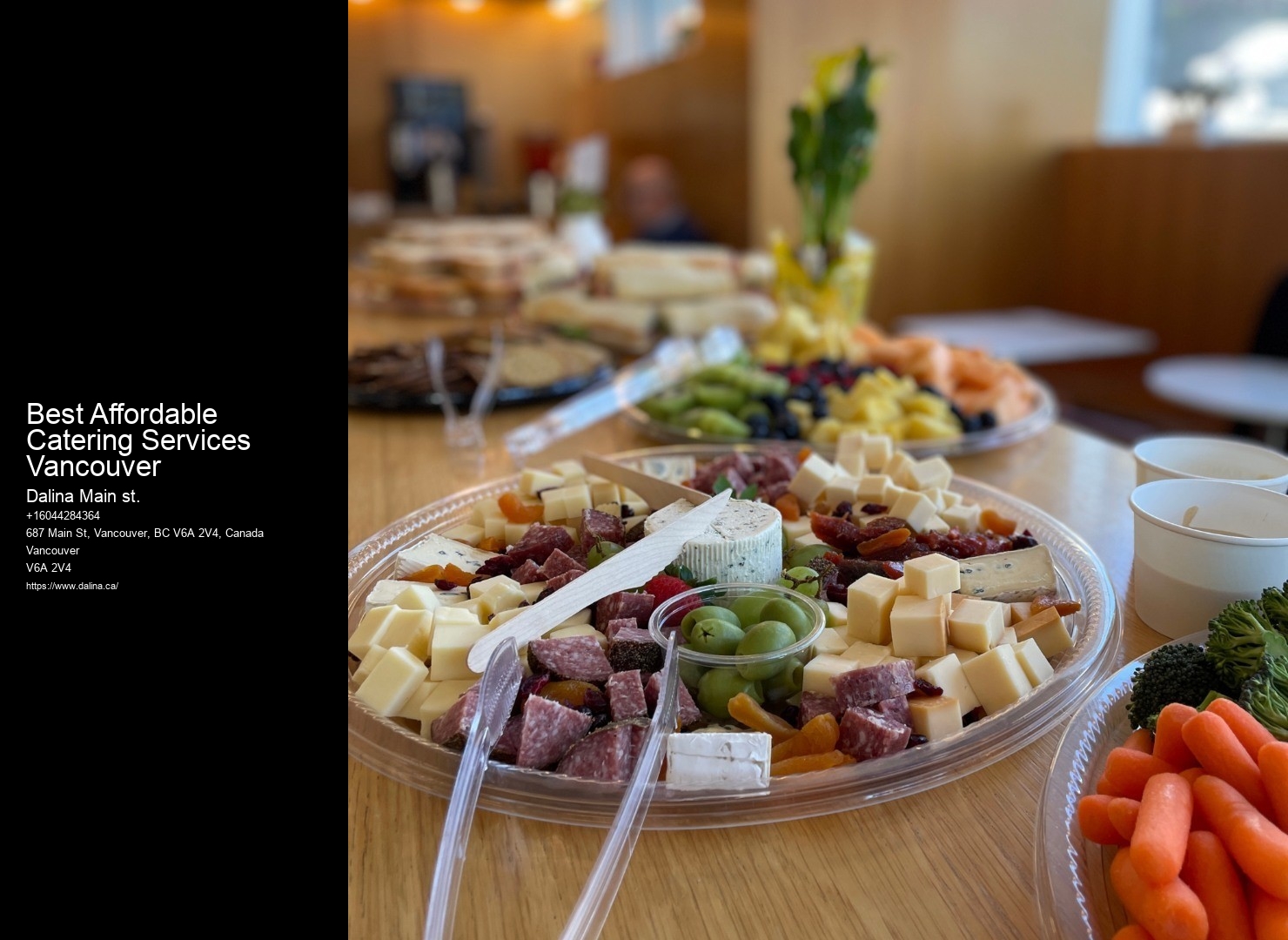 Corporate Dinner Catering Best Affordable Catering Services Vancouver