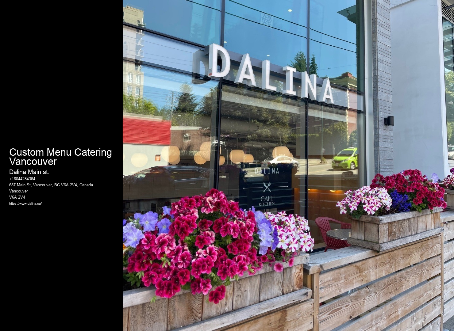 Elegant Wedding Food Presentation Custom Menu Catering Vancouver