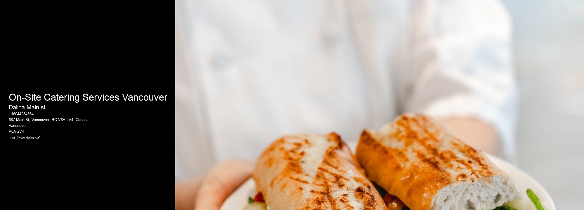 Wedding Catering With Cocktail Hour On-Site Catering Services Vancouver