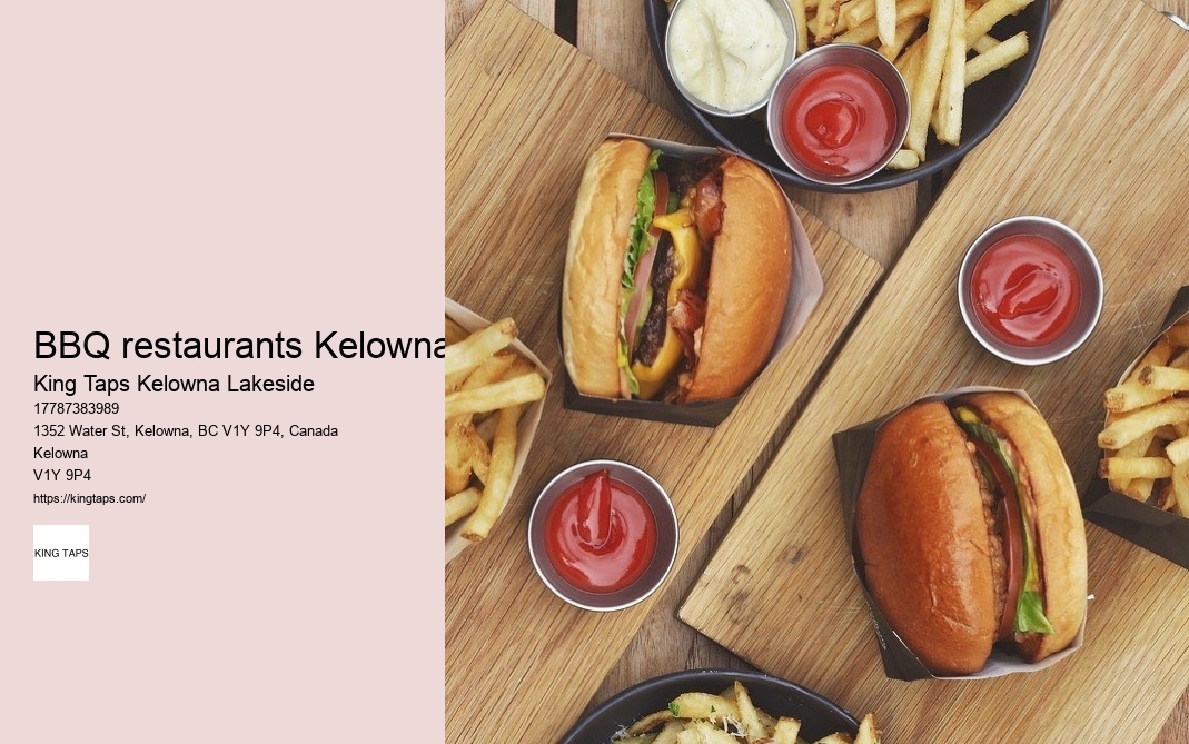 Cozy dinner spots Downtown Kelowna