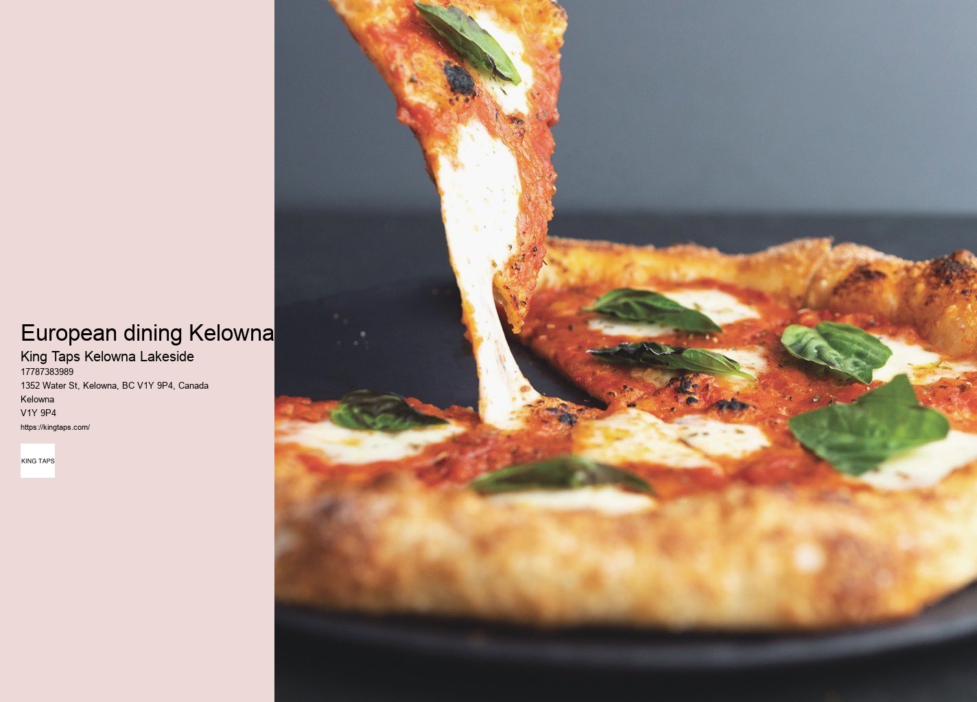 Affordable lakeside restaurants Kelowna