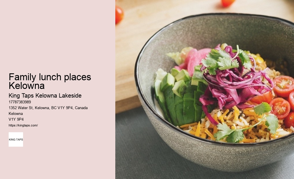 Best lakeside eats in Kelowna
