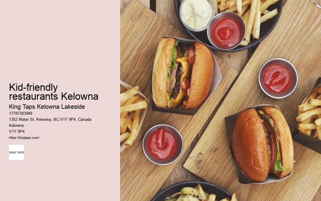Lakeside dining with group dining options Kelowna