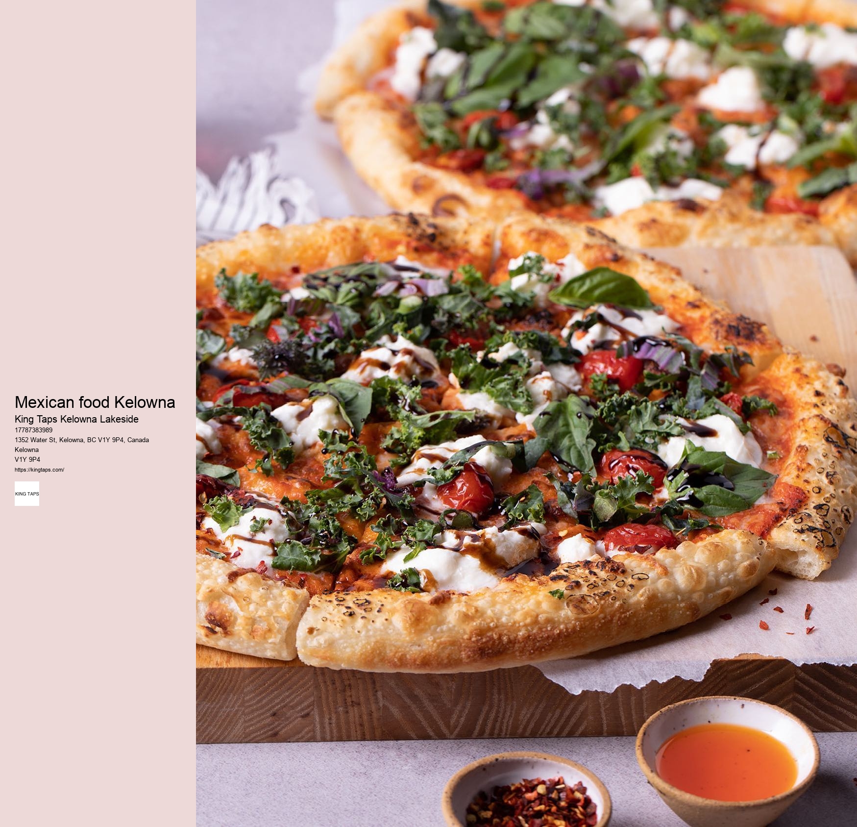 Kelowna lakeside dining specials