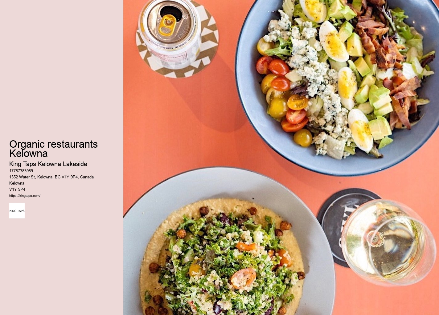 Kelowna dining guide
