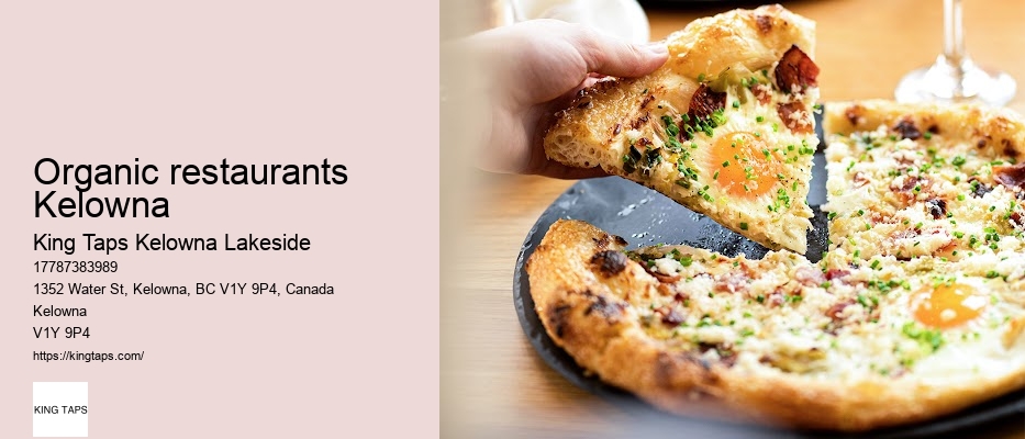 Kelowna restaurants with waterfront views