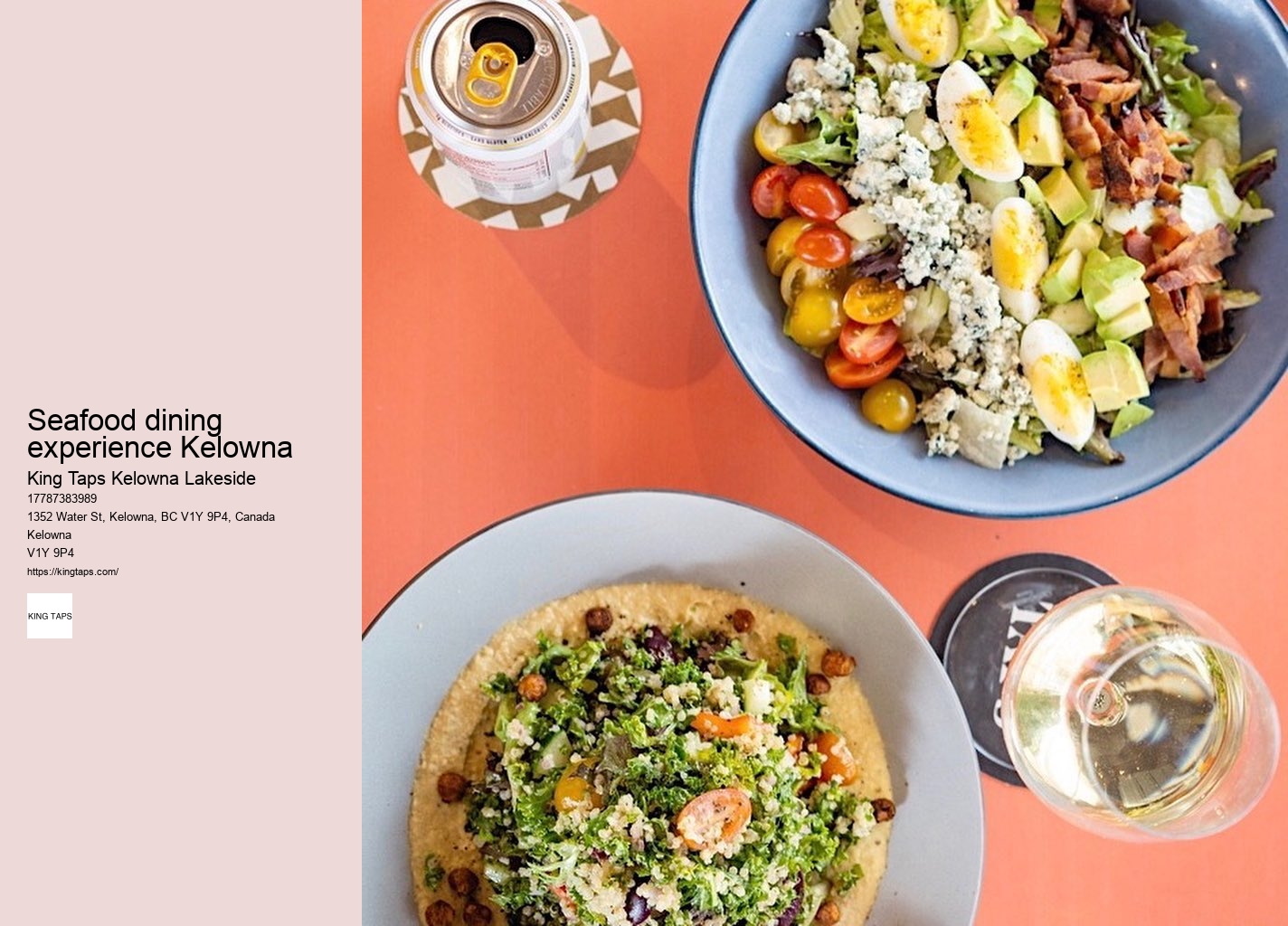 Kelowna brunch spots on the waterfront