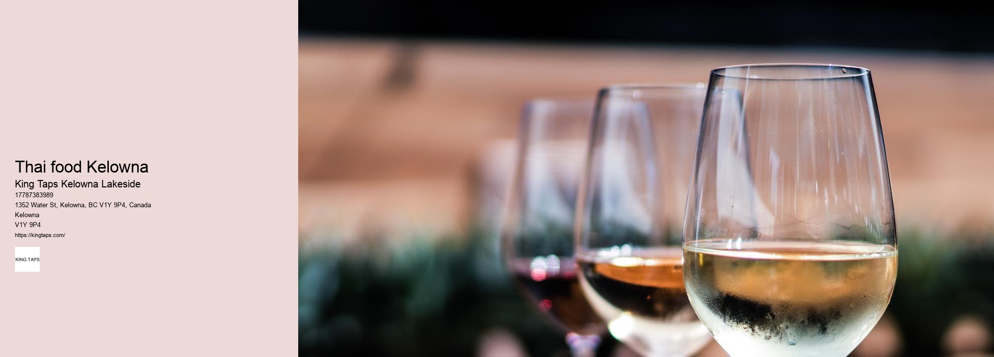 Lakeside dining with catering options Kelowna