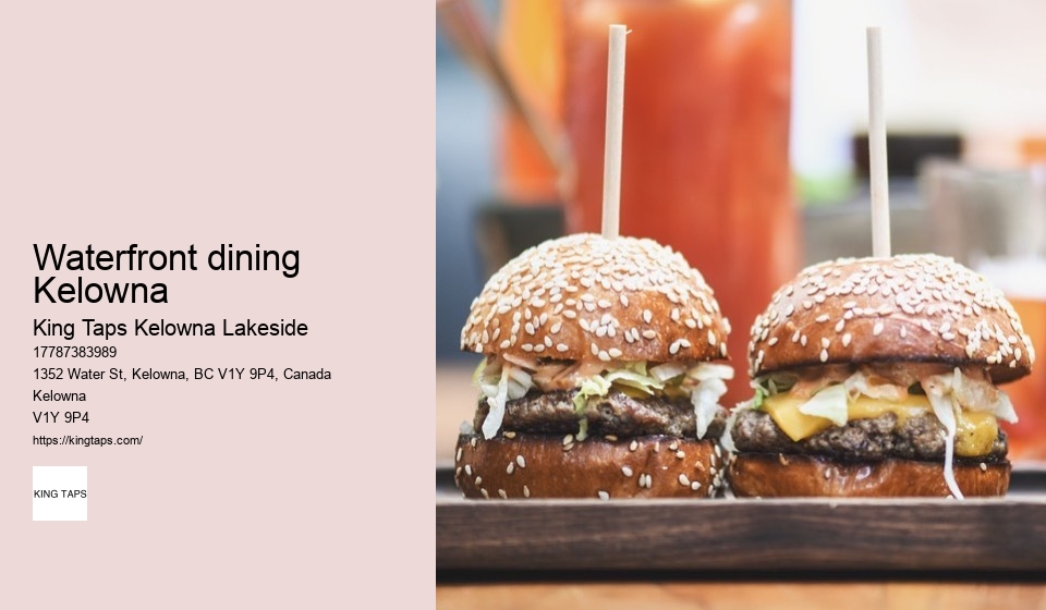 Family-friendly dining options in Kelowna