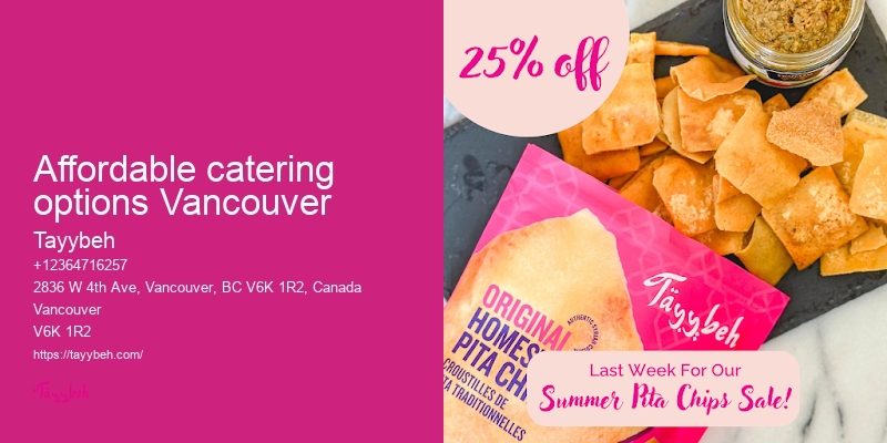 Vancouver catering for receptions