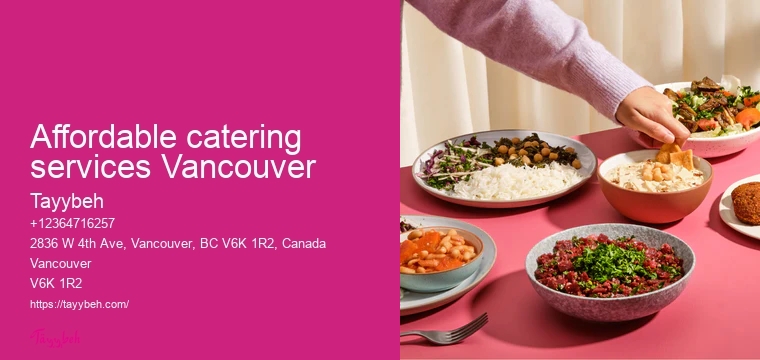 Best local catering Vancouver