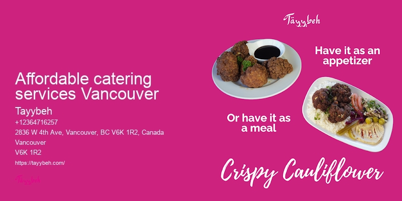 Vancouver halal catering for parties
